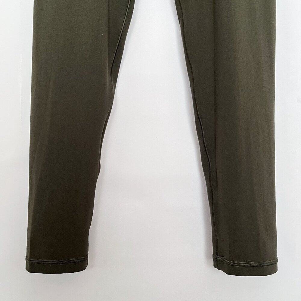 Aerie Offline Real Me 7/8 Legging Hi Rise Stretchy Soft Comfy Size Medium Olive - Picture 3 of 14